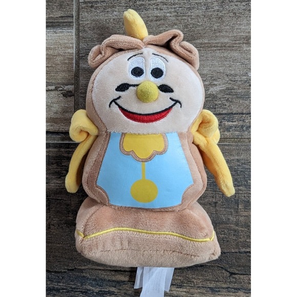 Disney cogsworth Other - Beauty and the Beast Cogsworth Plush Disney Store 6" Rare Bead Bottom Clock Face